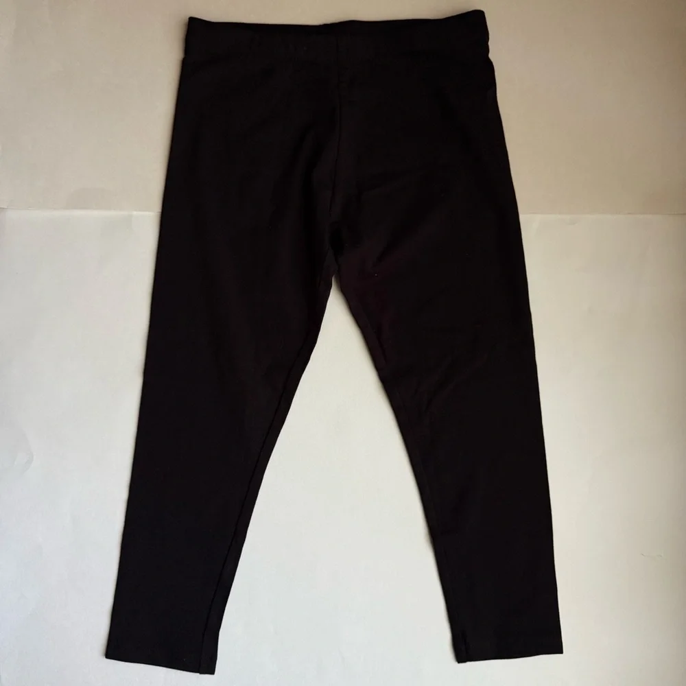 🍭 The Children’s Place Girls Black Capri Leggings - Size Large (10/12) (Used)